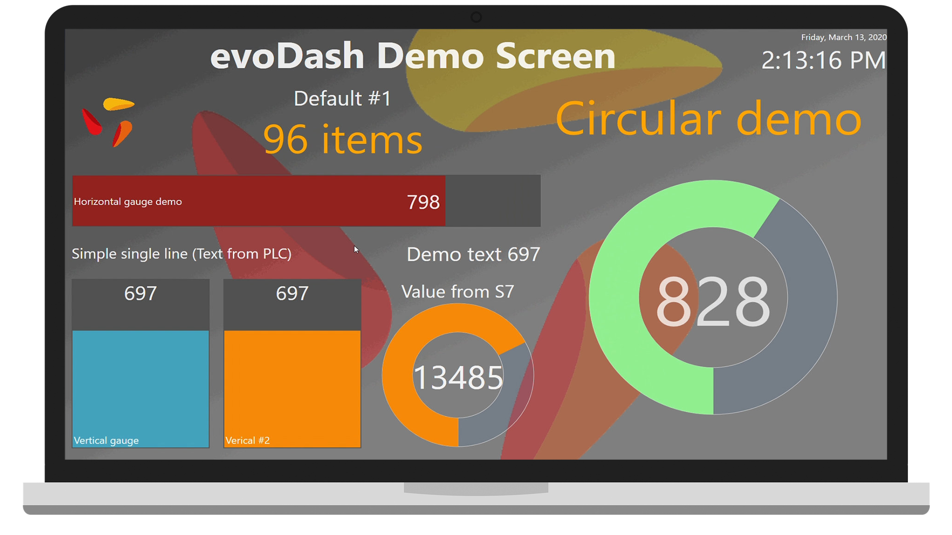 evoDash - Dashboard Anlagendaten 1