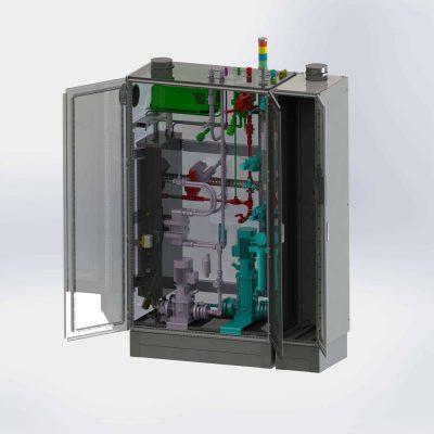 Cooling system for E-test stand