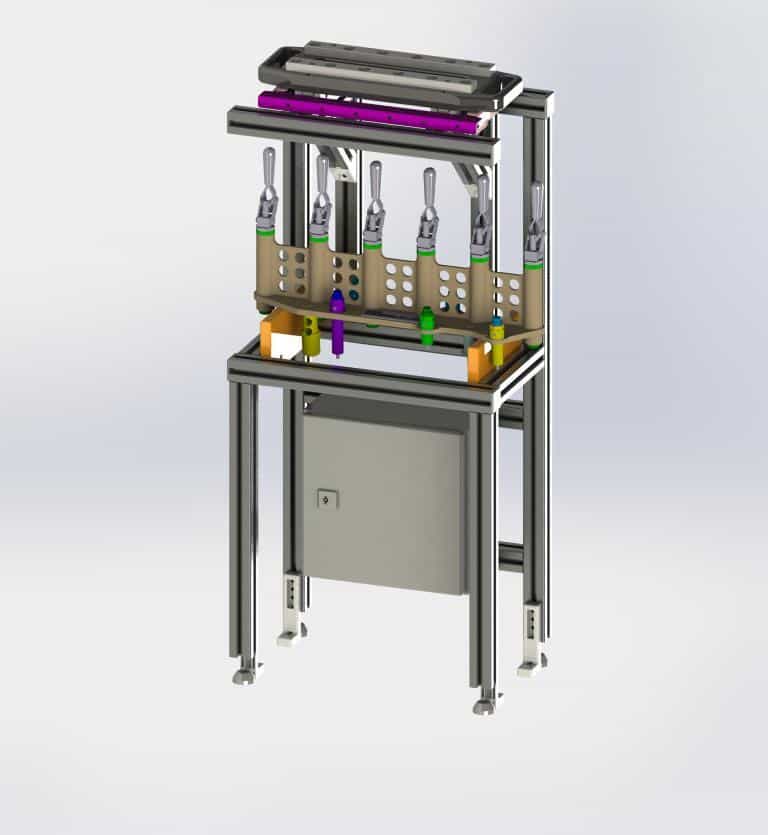 Test system, test device for injectors